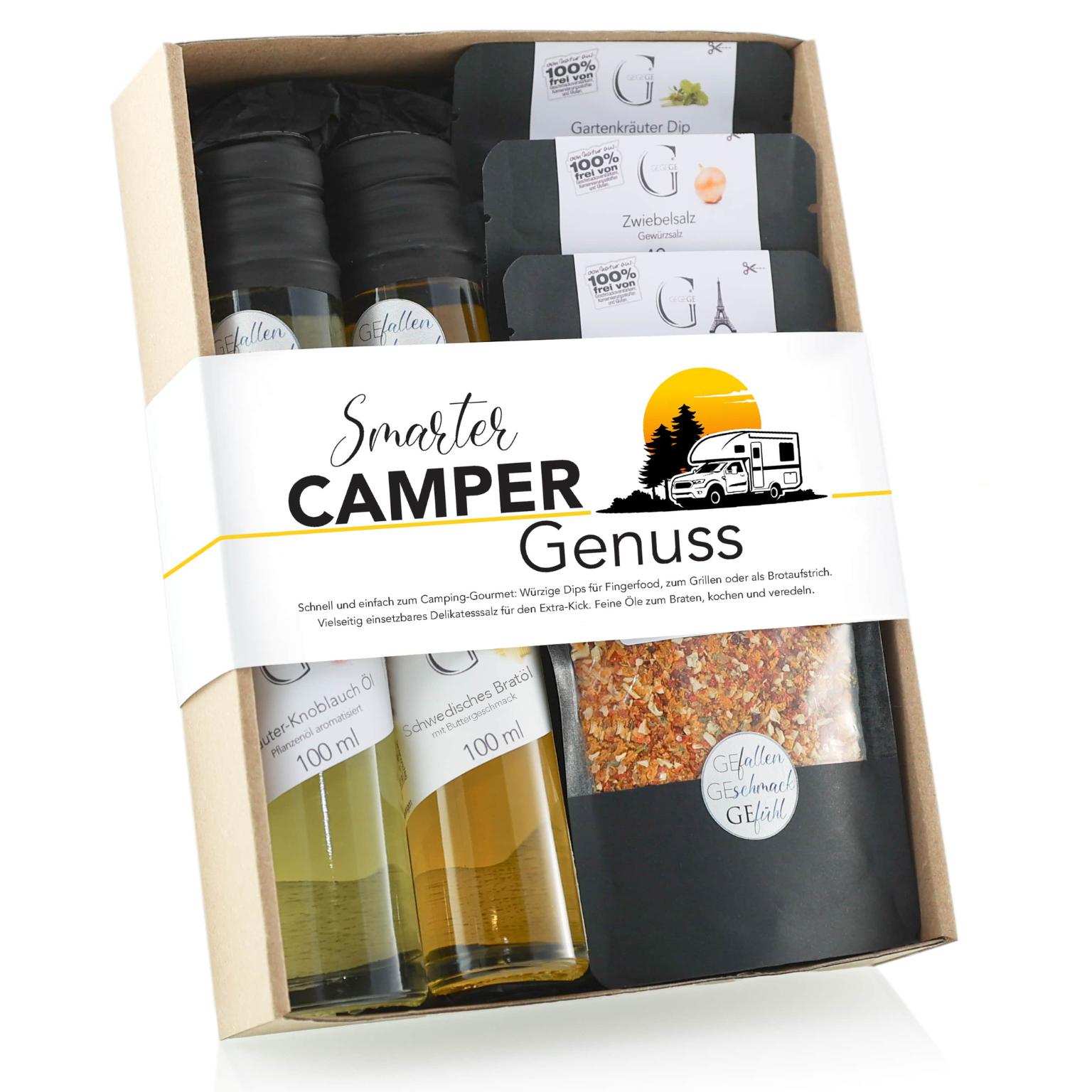 Geschenk-Set Smarter Camper Genuss