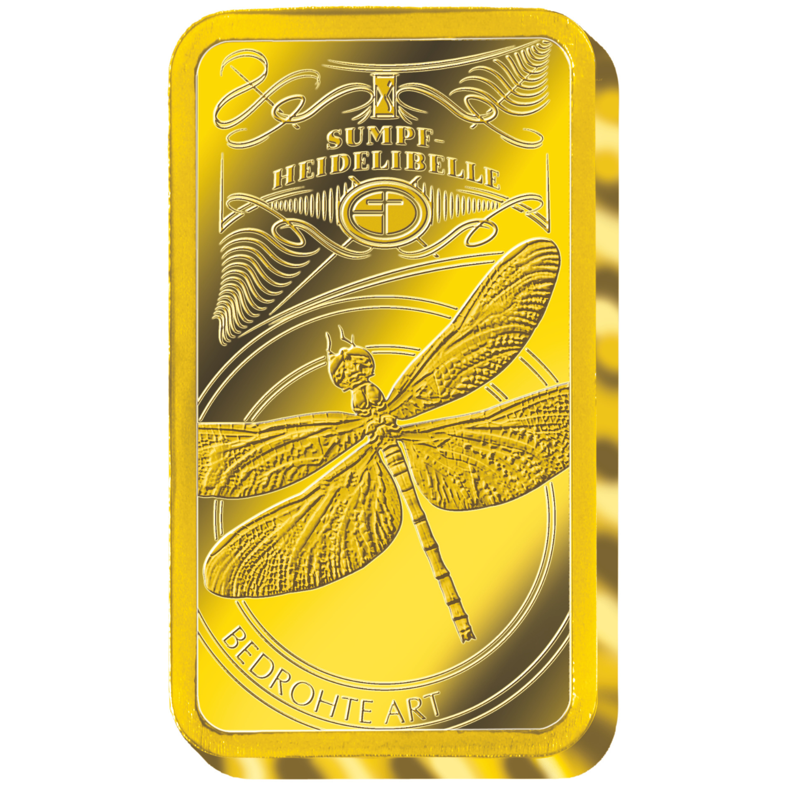 Goldbarren Bedrohte Tierarten "Sumpf-Heidelibelle"