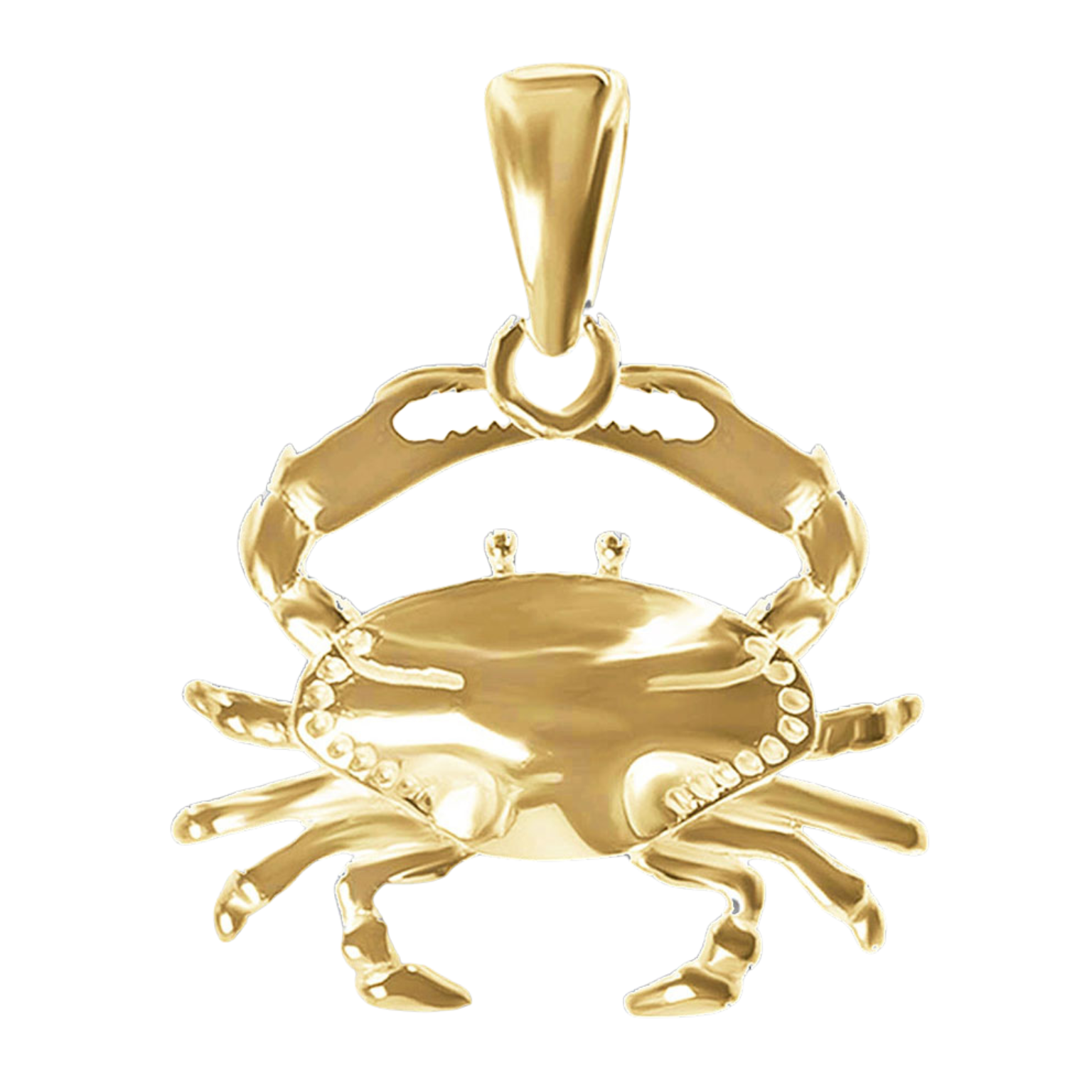 Kettenanhänger Krebs - 18k vergoldet