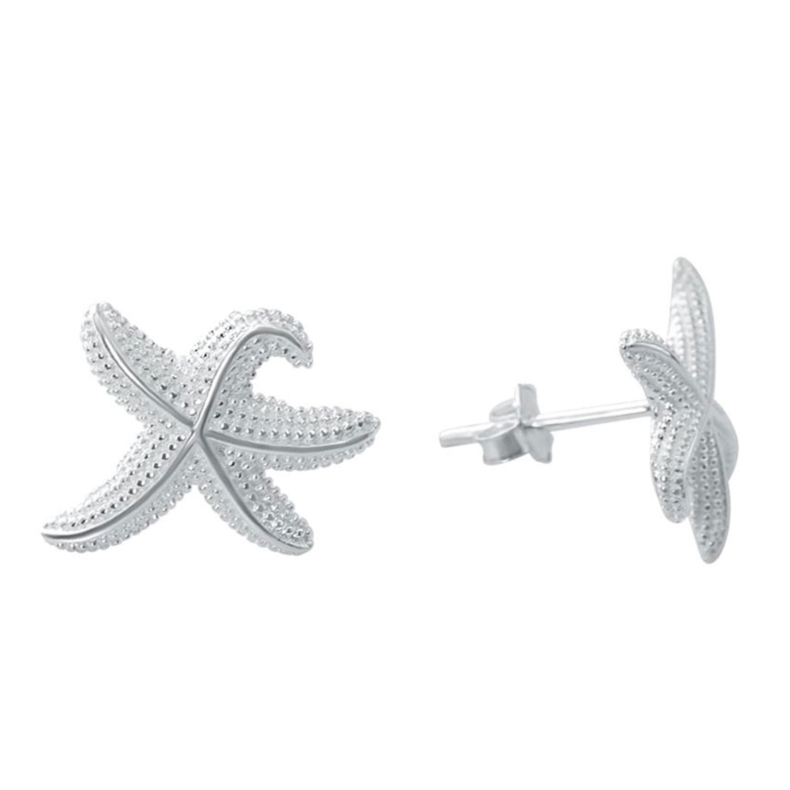 Ohrstecker Seestern 925 Sterling Silber