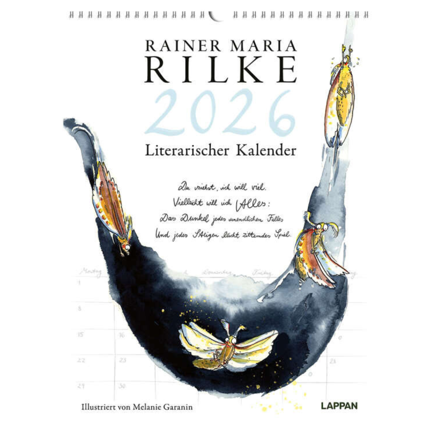 Rilke Wandkalender/Planer 2026