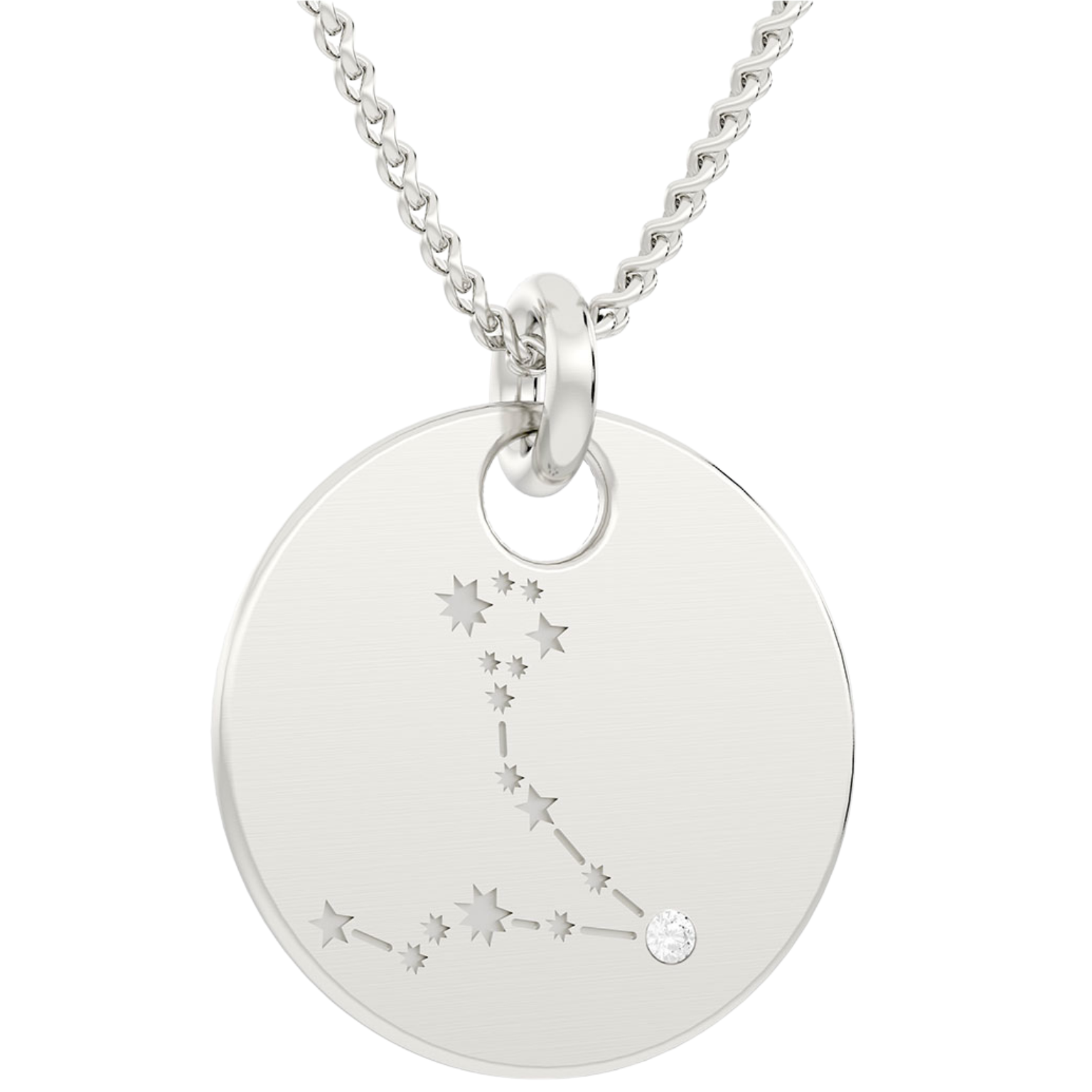 Sternbild Fische Kettenanhänger inkl. Kette (925er Silber)