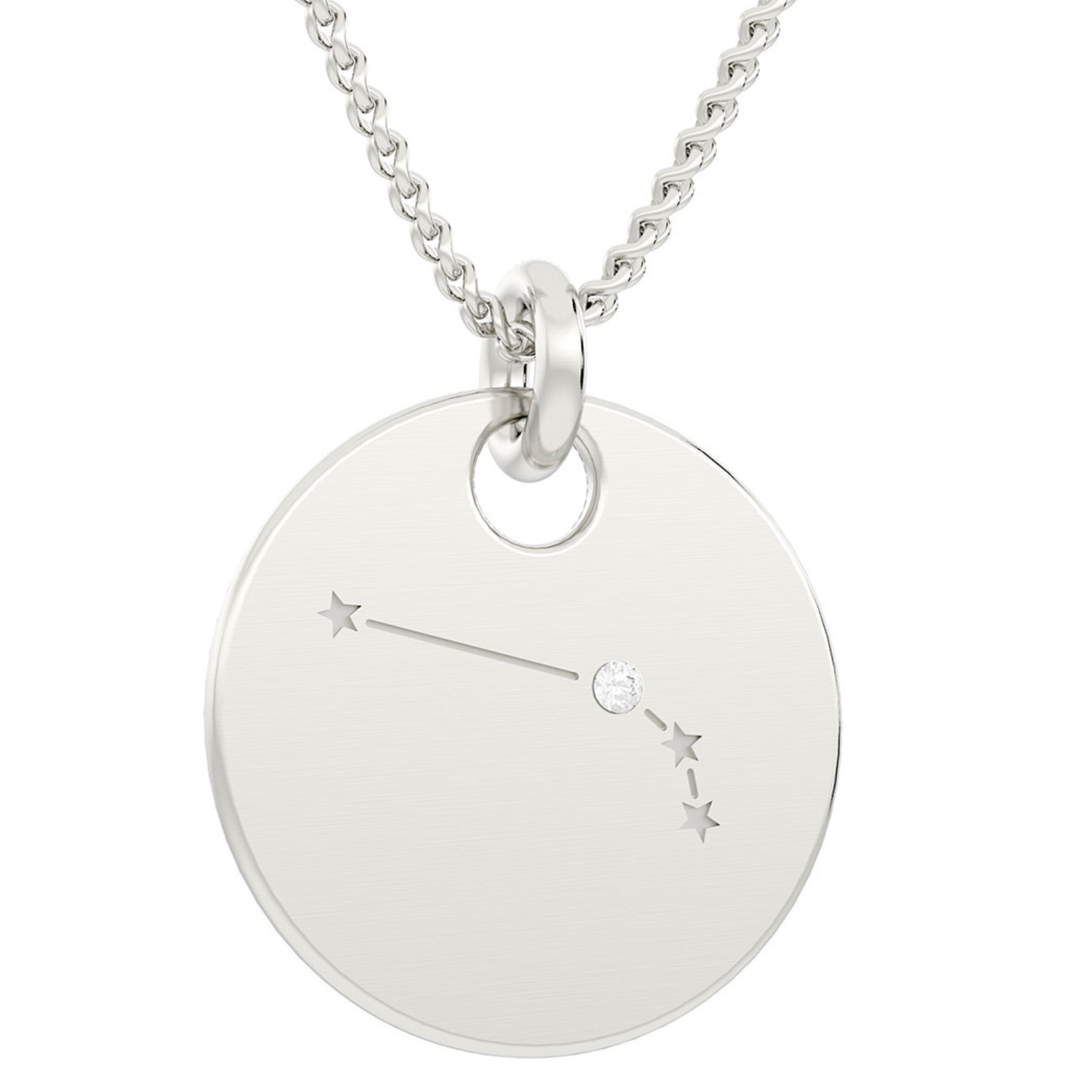 Sternbild Widder Kettenanhänger inkl. Kette (925er Silber)