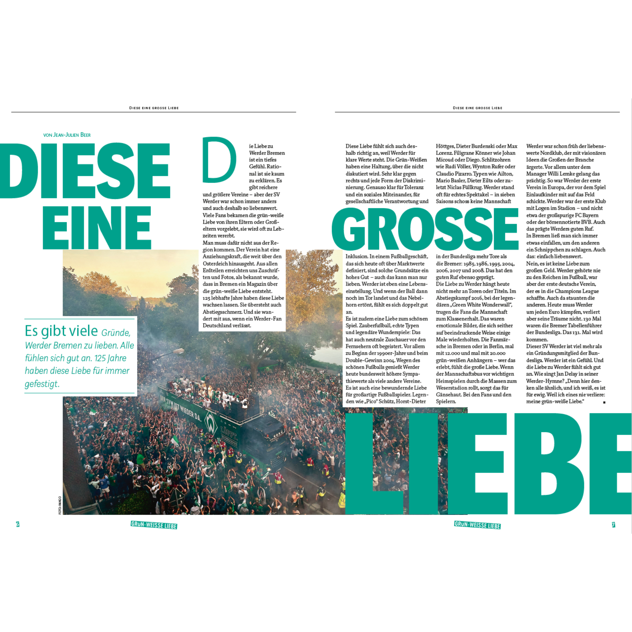 Grün-weiße Liebe - 125 Jahre SV Werder Bremen