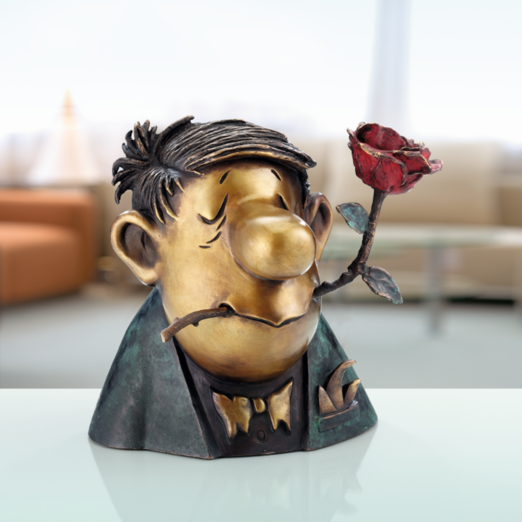 Loriot Skulptur "Der Rosenkavalier"