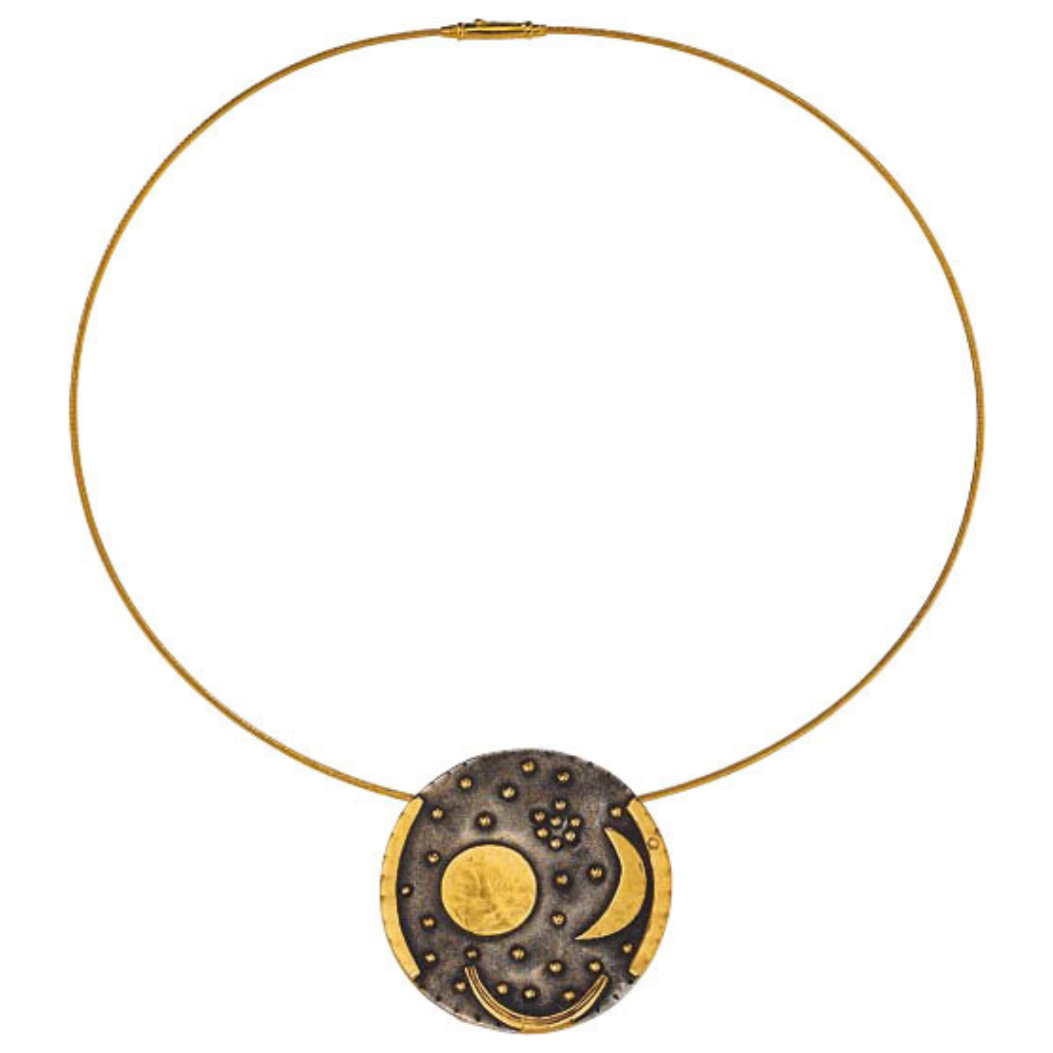 Collier / Brosche "Himmelsscheibe von Nebra"