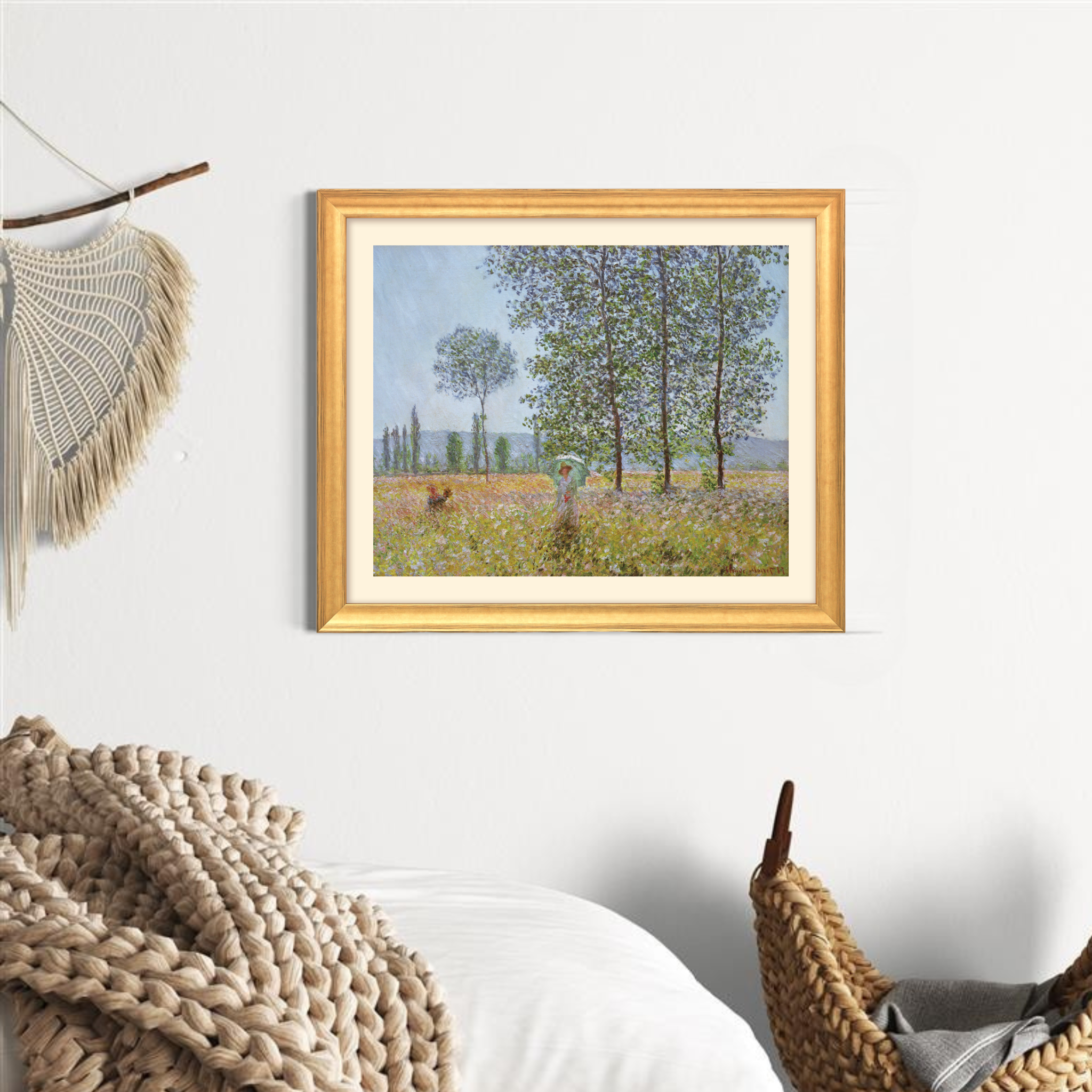 Claude Monet: "Felder im Frühling"