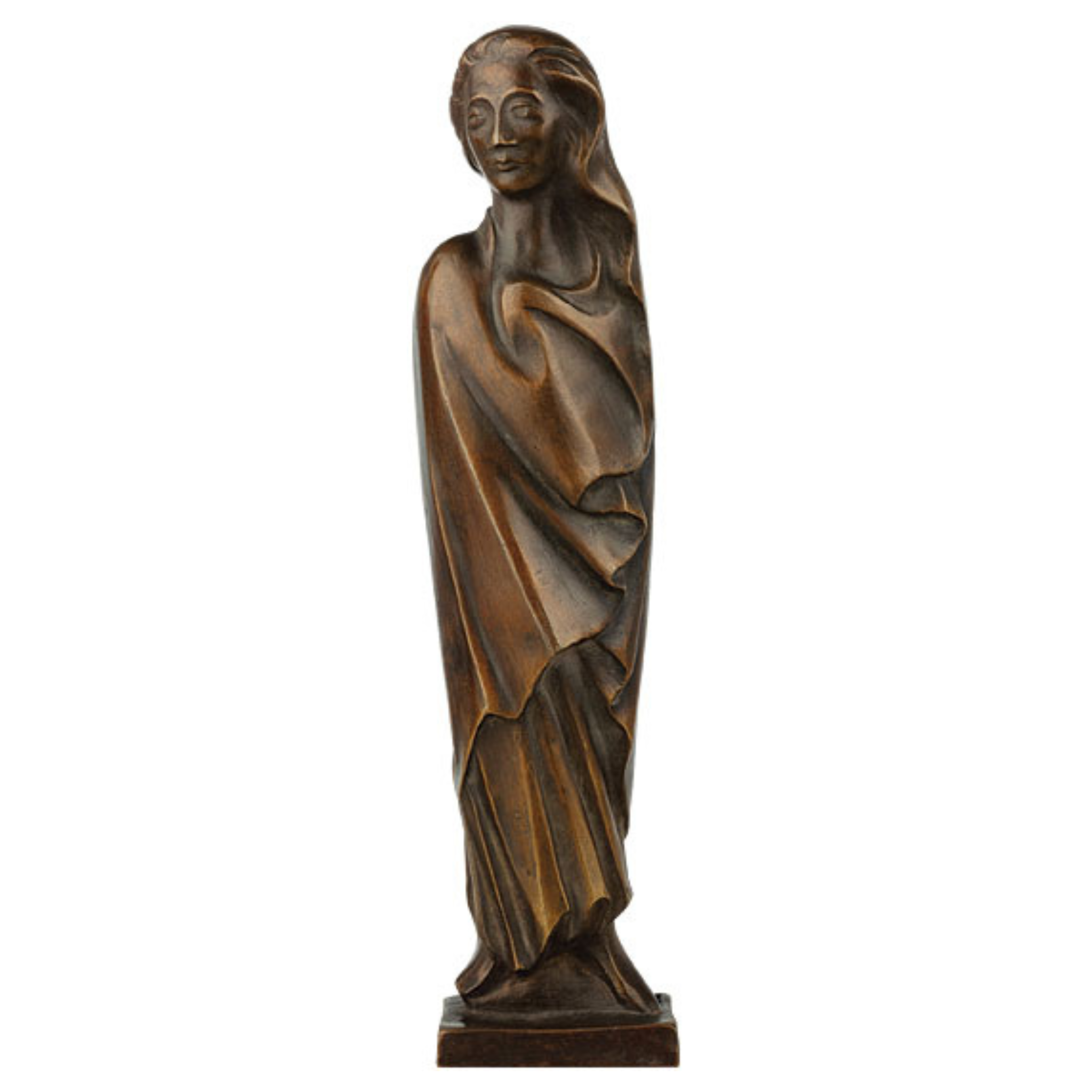 Ernst Barlach: Skulptur "Frau im Wind" (1931) Reduktion in Bronze