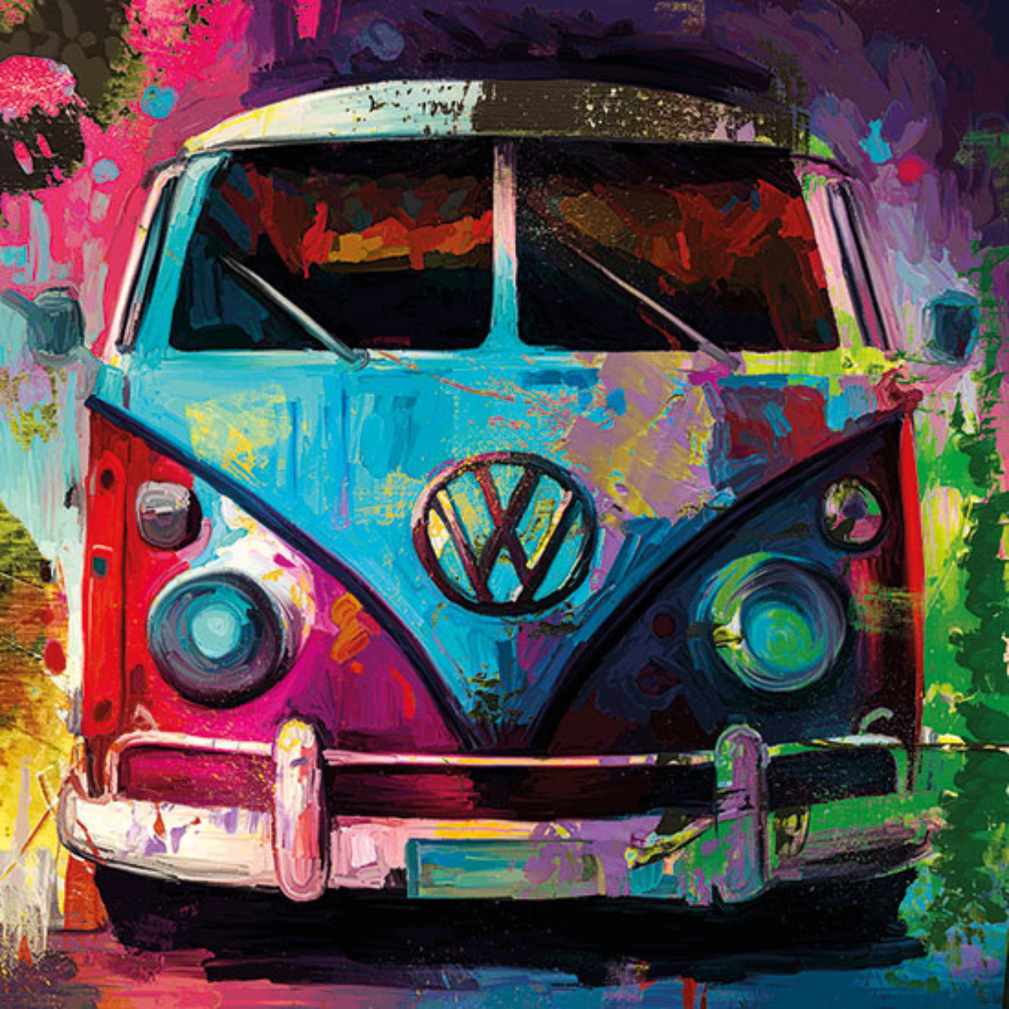 Holger Mühlbauer-Gardemin: Bild "VW Bulli" (2023)