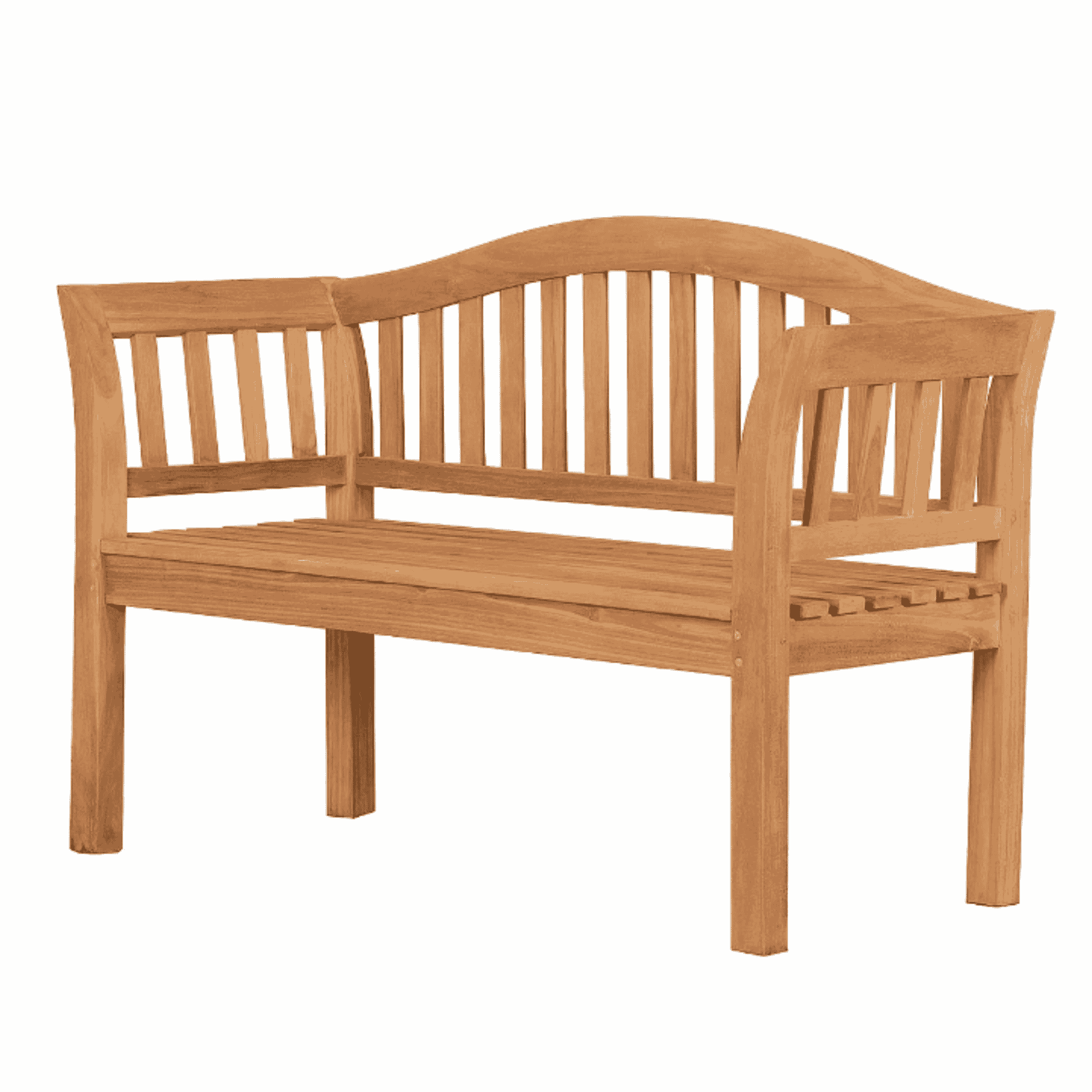 Teakholz Friesenbank Wave