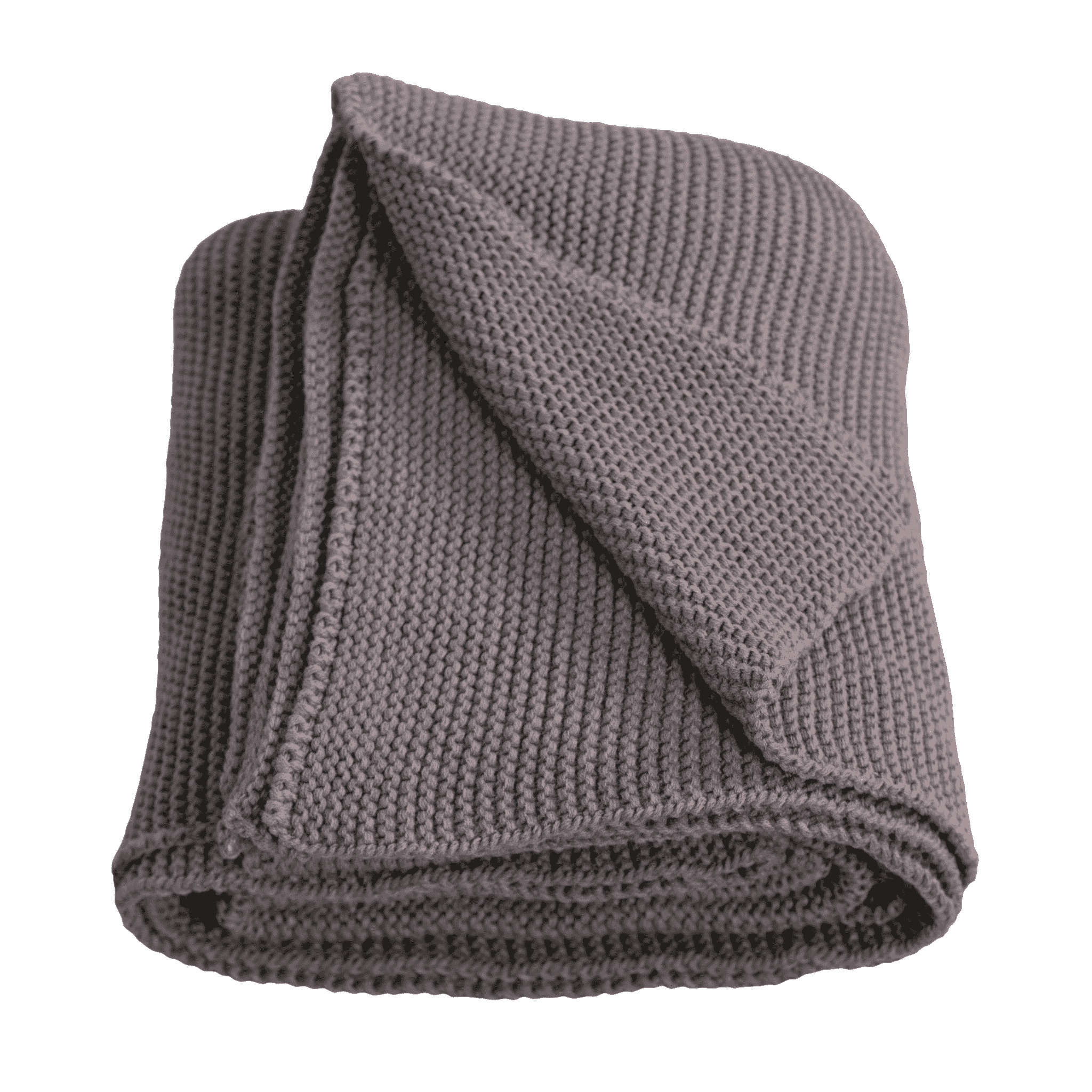 Kuscheldecke Strandkorb grau