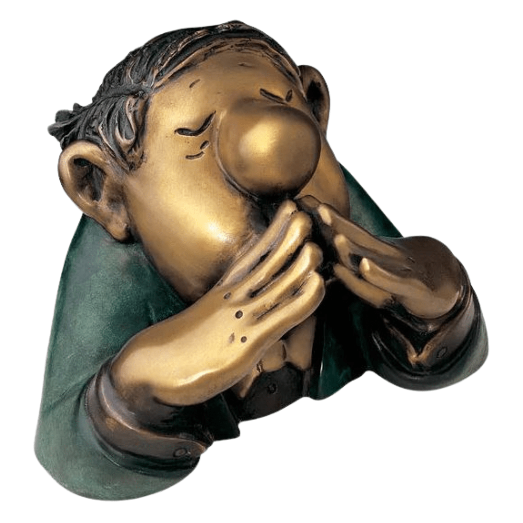 Loriot: Skulptur "Der Kenner" Bronze