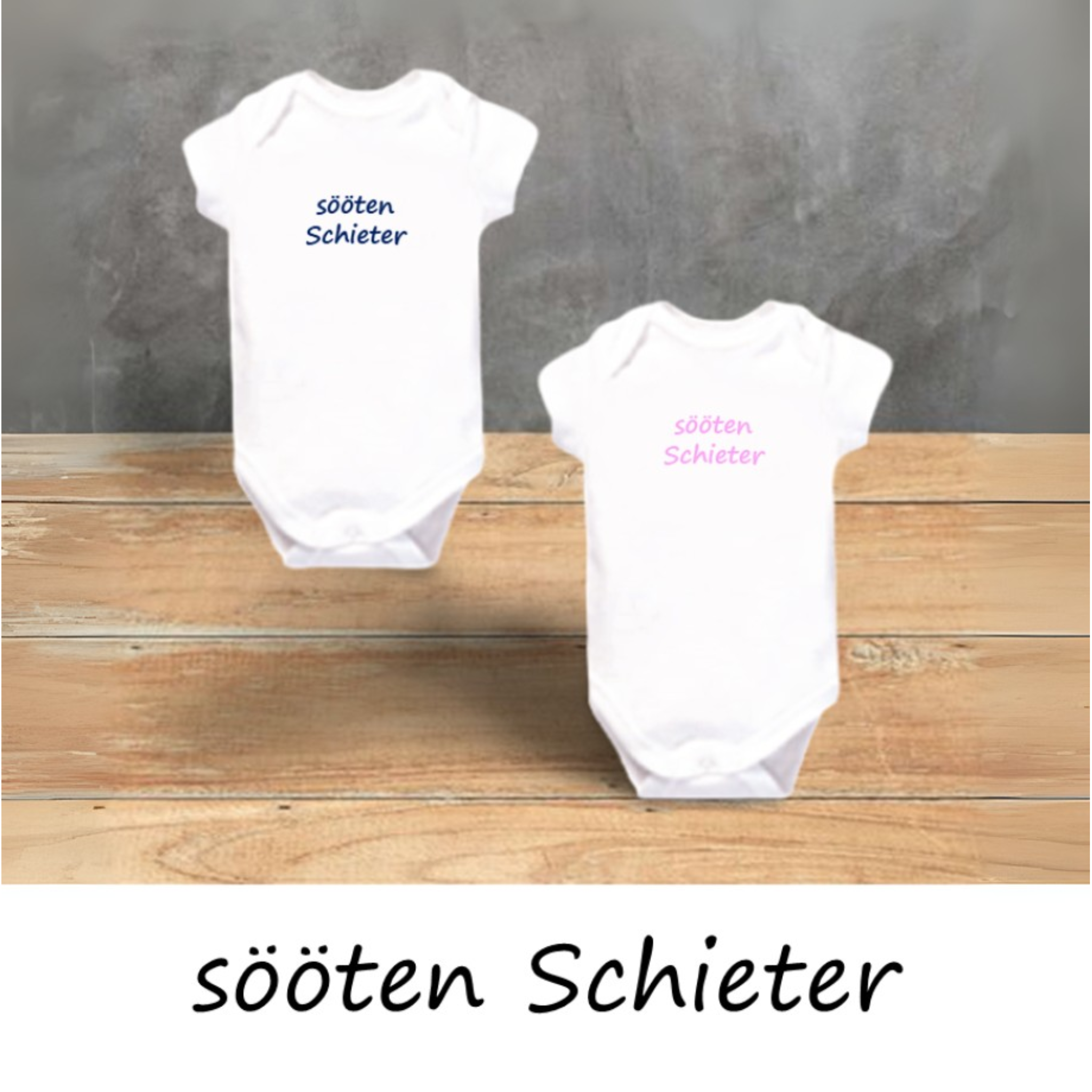 Baby-Body "sööten Schieter" aus Bio-Baumwolle