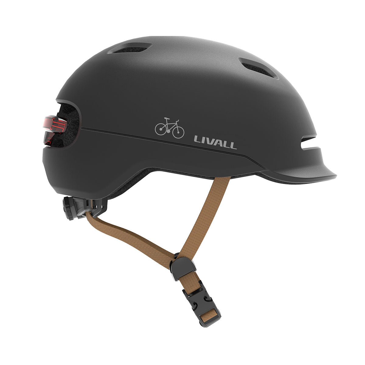 Fahrradhelm mit Bremslicht und SOS-Alarm