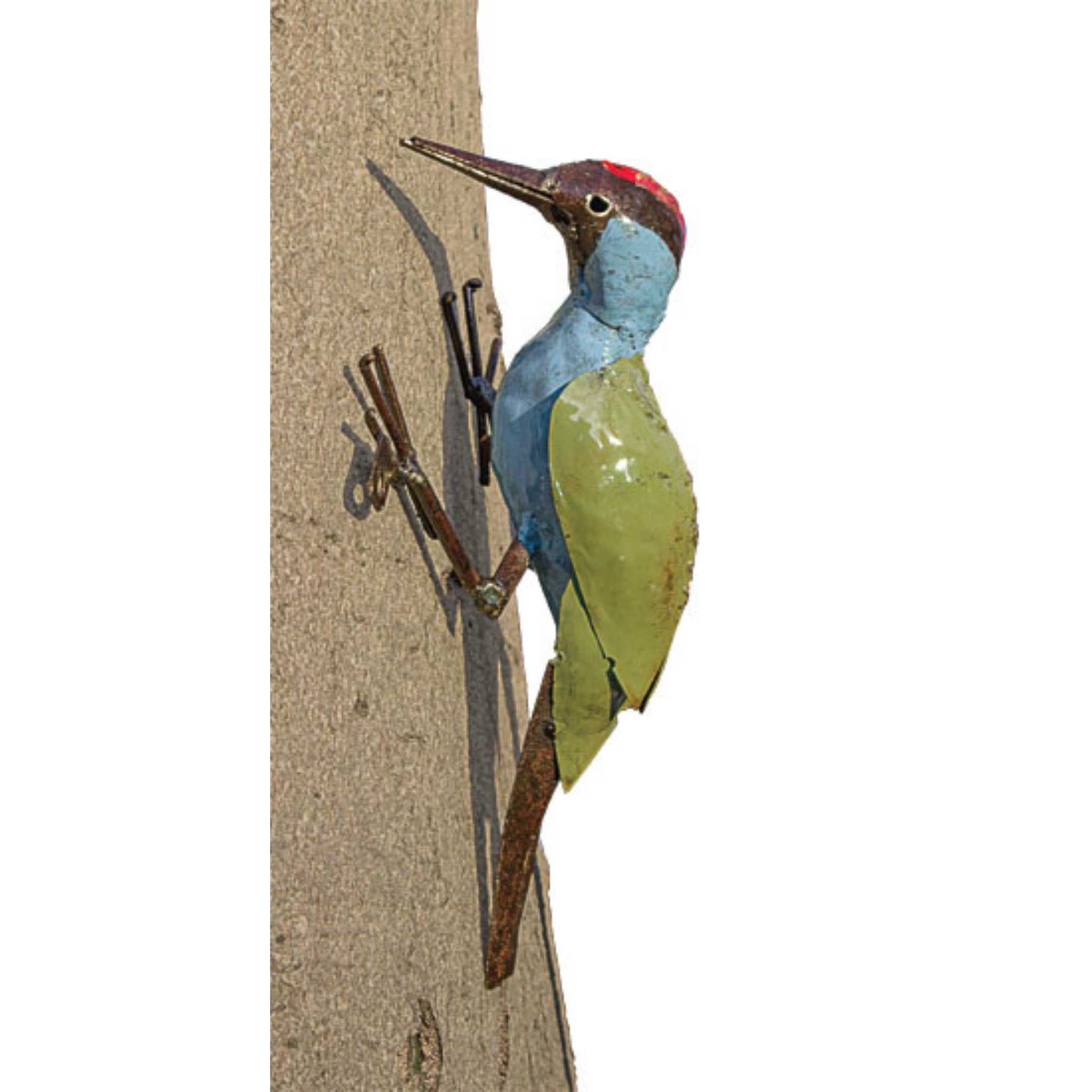 Wilson Bhire: Gartenfigur "Specht"