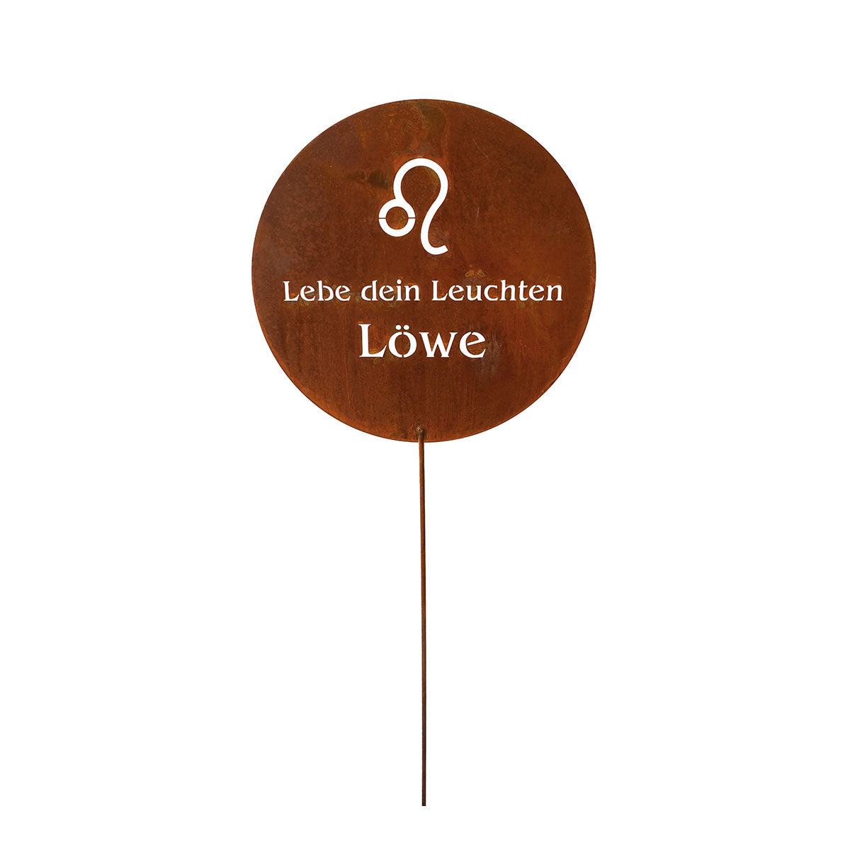 Gartenstecker Sternzeichen Löwe 23.07. - 23.08. | Edelrost