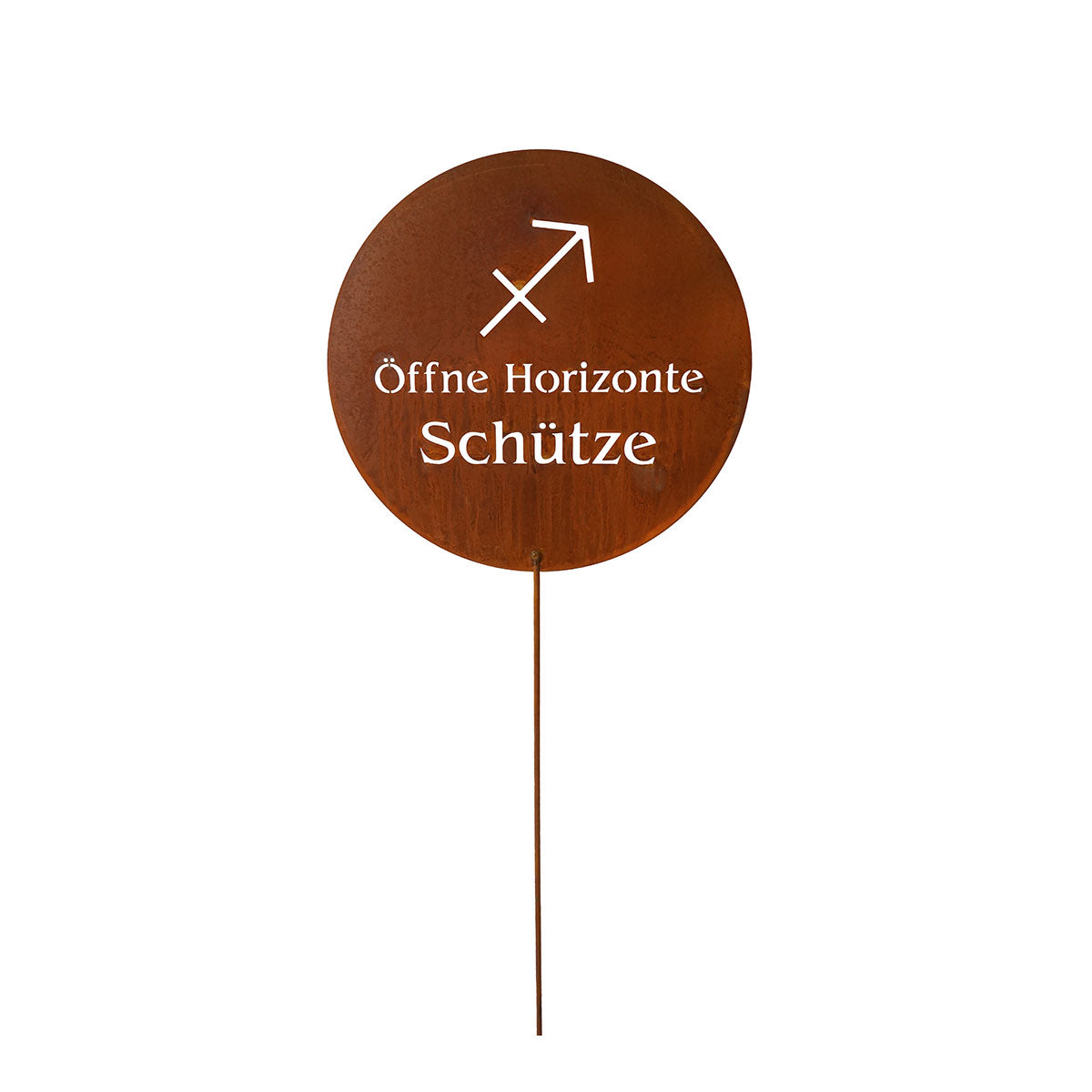 Gartenstecker Sternzeichen Schütze 23.11. - 21.12. | Edelrost
