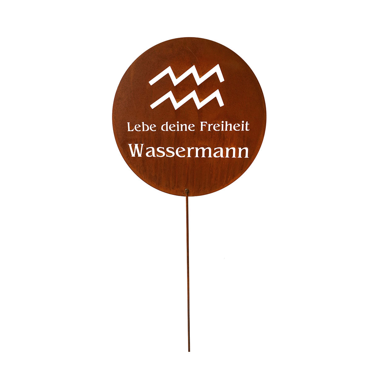 Gartenstecker Sternzeichen Wassermann 21.01. - 19.02. | Edelrost