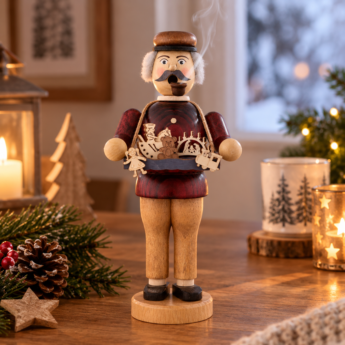 Räuchermännchen Händler (21cm)