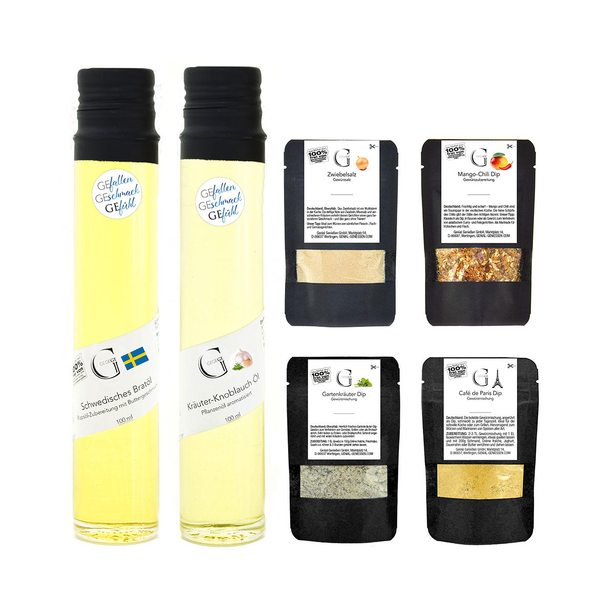 Geschenk-Set "Gaumenfreuden für aktive Rentner"