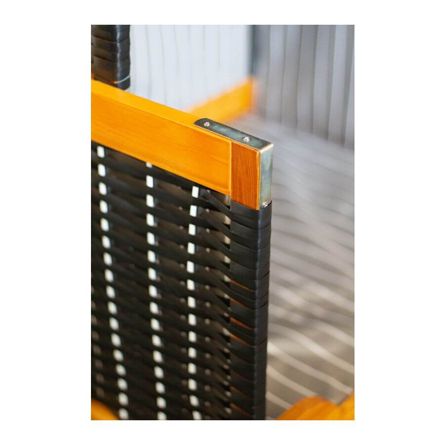 Hunde- und Katzenstrandkorb gestreift/anthrazit PE schwarz