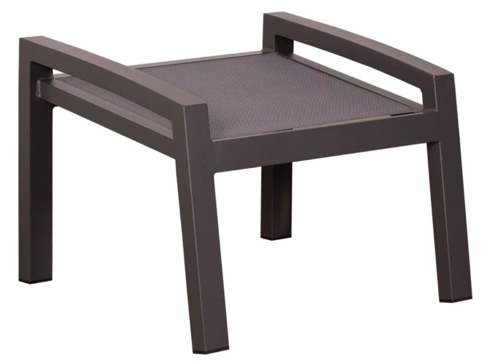 Hocker Sevilla Alu/Textilene inkl. Kissen anthrazit