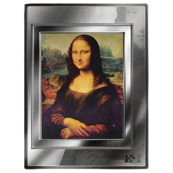 Silberbarren Ewige Meisterwerke - "Mona Lisa" von Leonardo da Vinci