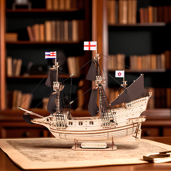 3D-Holzpuzzle Segelschiff "Lord of the Seas"