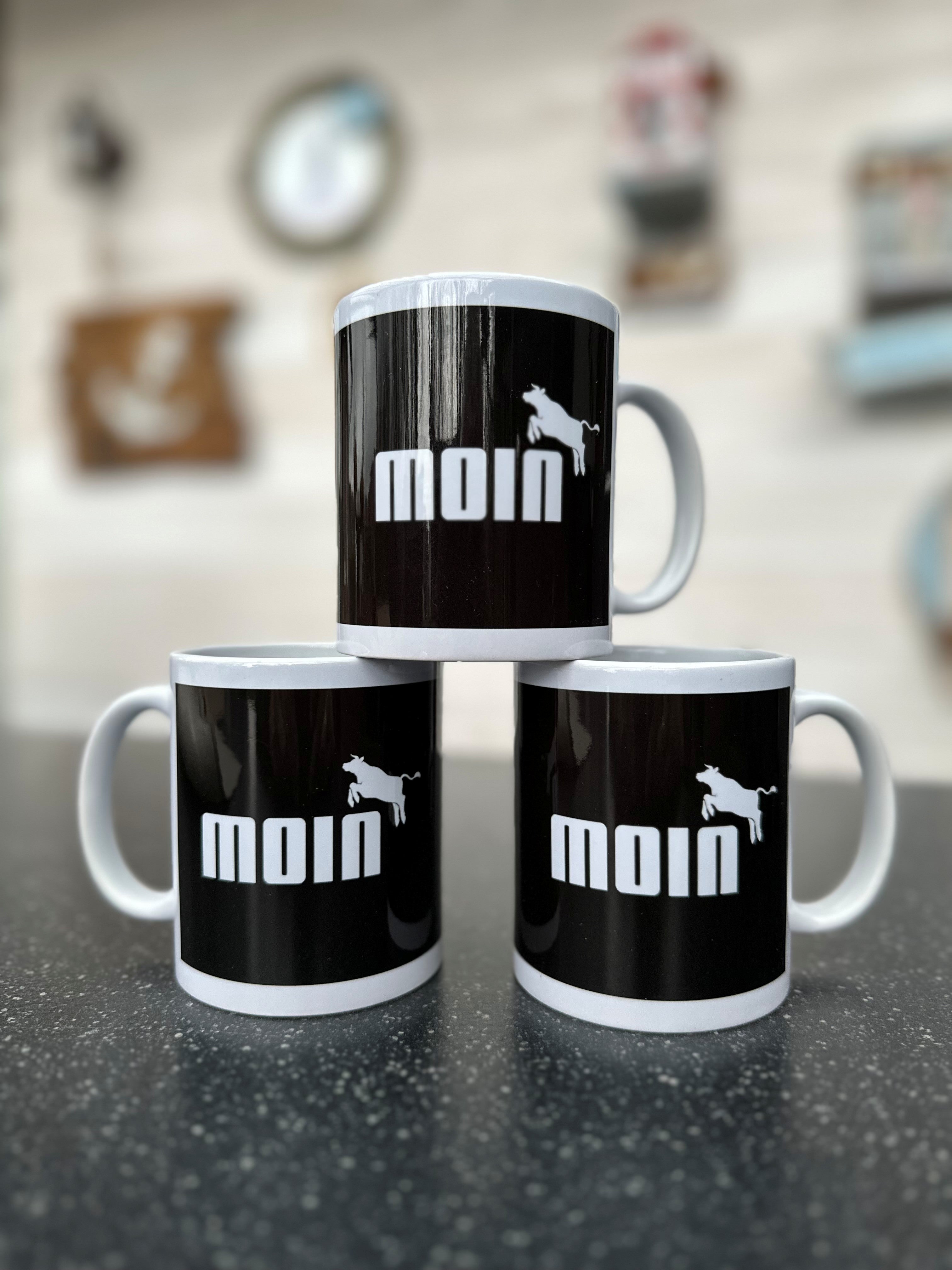 Kaffeebecher "MOIN mit Kuh"