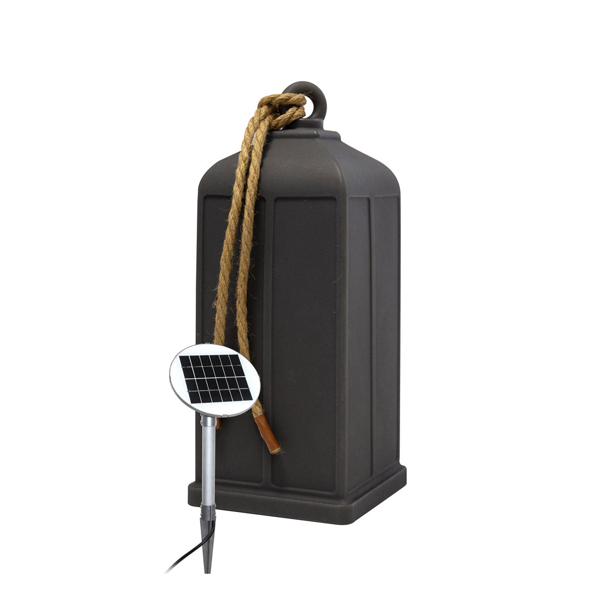 Leuchtende Laterne Solar anthrazit