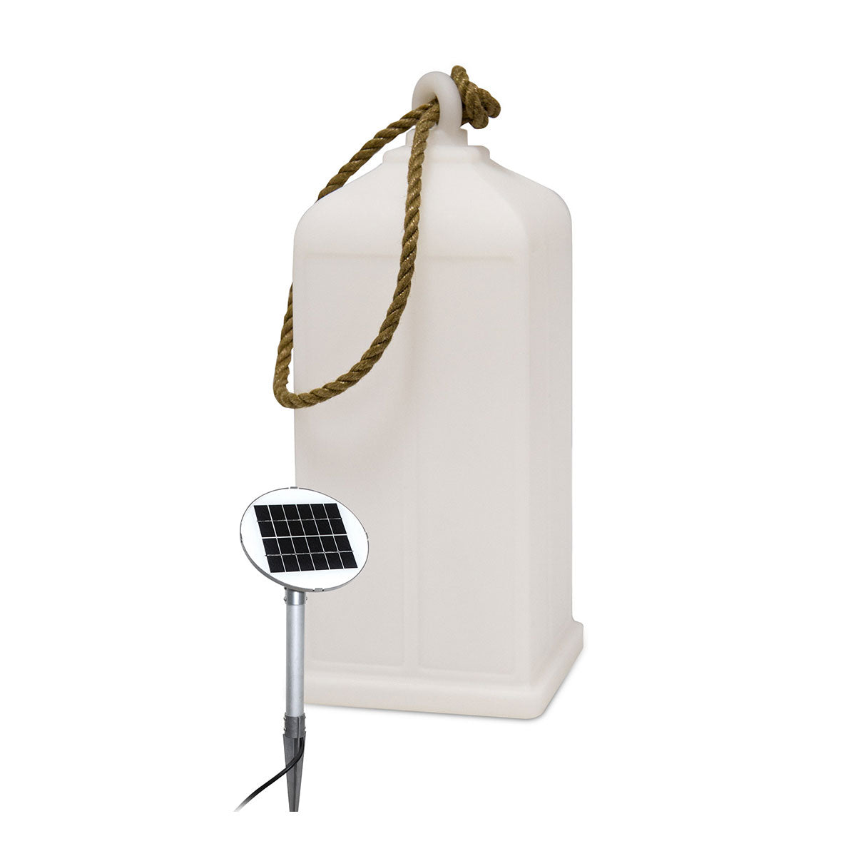 Leuchtende Laterne Solar weiß