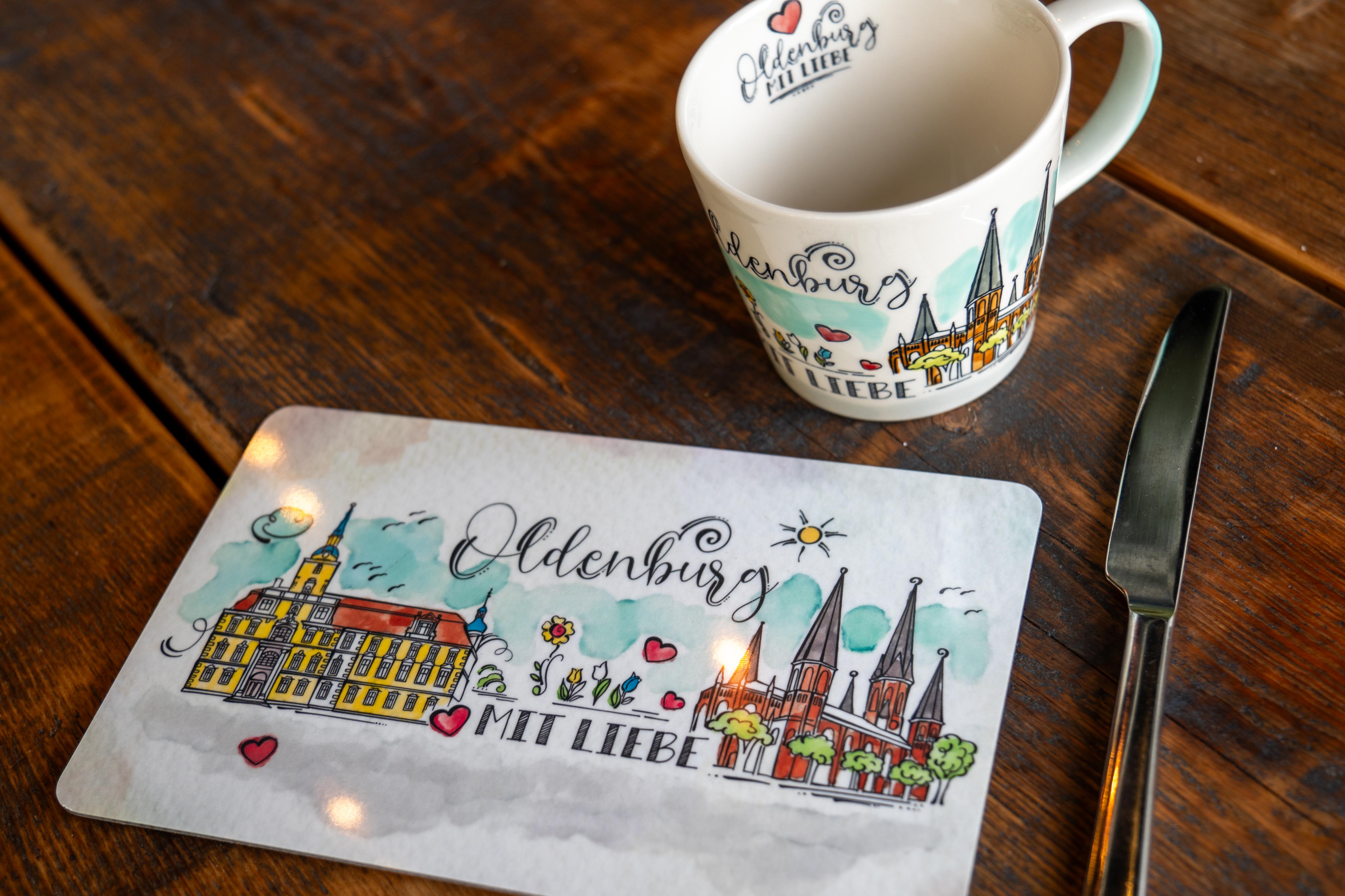 Oldenburg Frühstücksbrettchen "Mit Liebe"