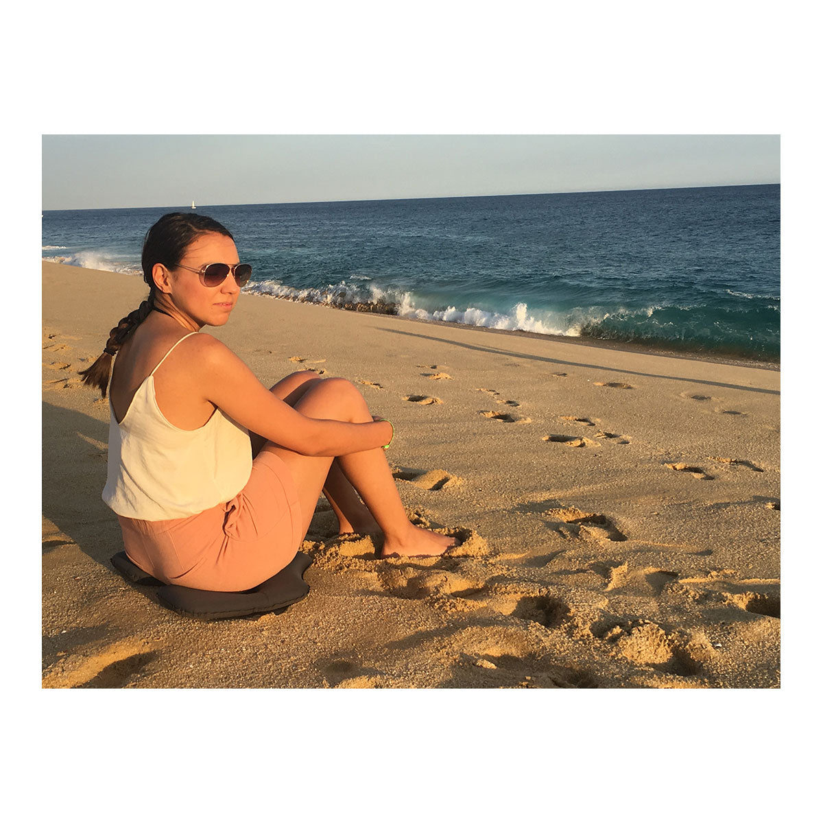 Orthopädisch wirkendes Sitzkissen