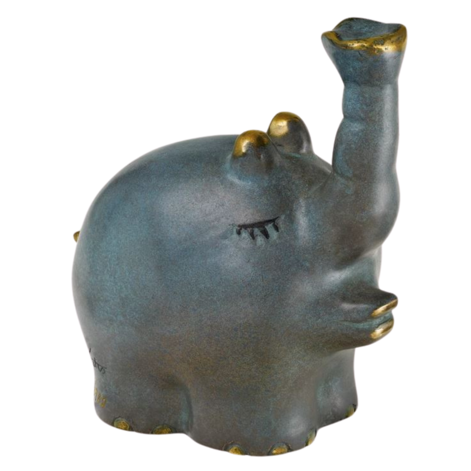 Otto Waalkes: Skulptur "Ottifant in Love" Bronze