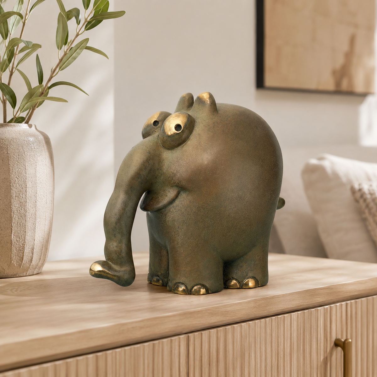 Otto Waalkes: Skulptur "Ottifant" Bronze