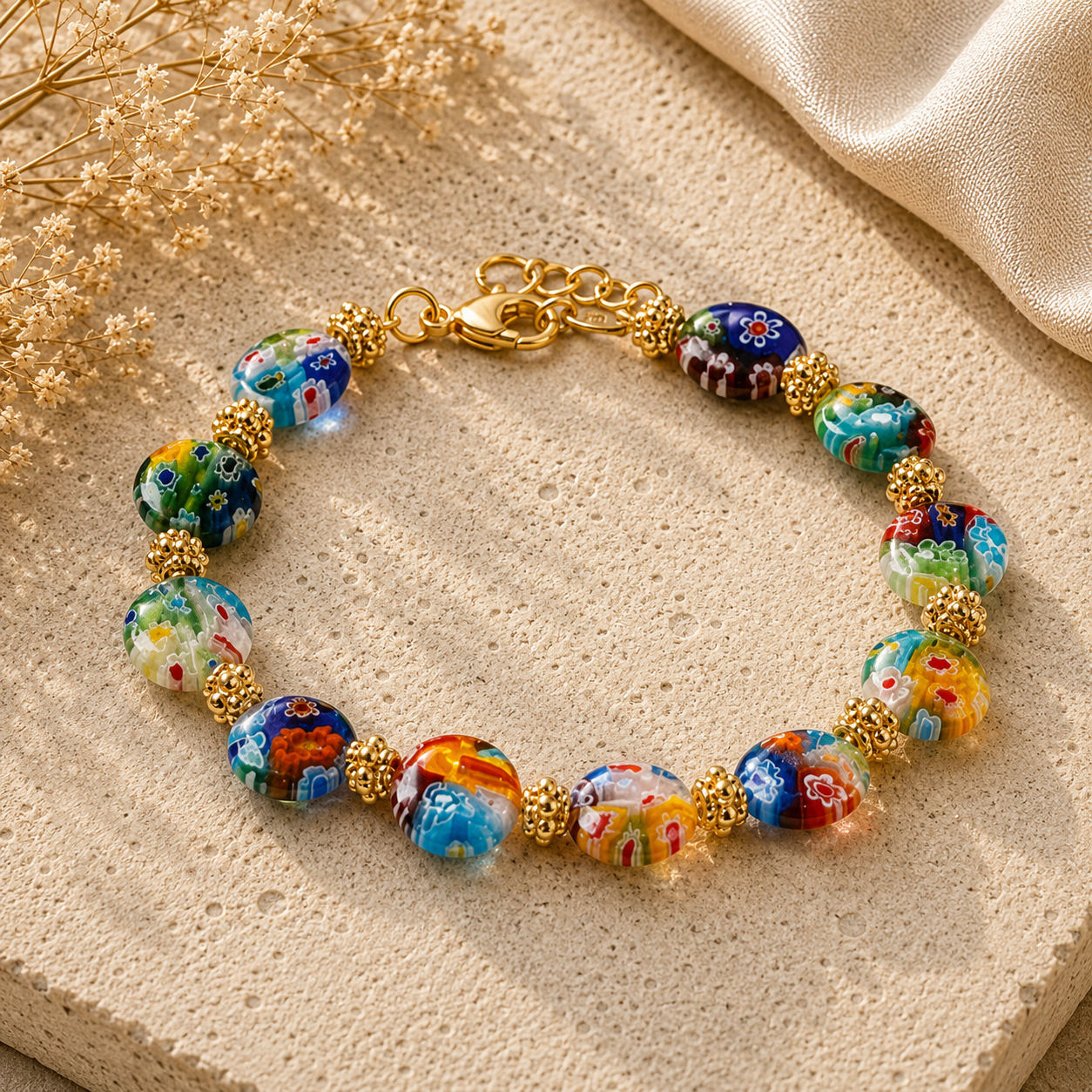 Petra Waszak: Armband "Mille Fiori"