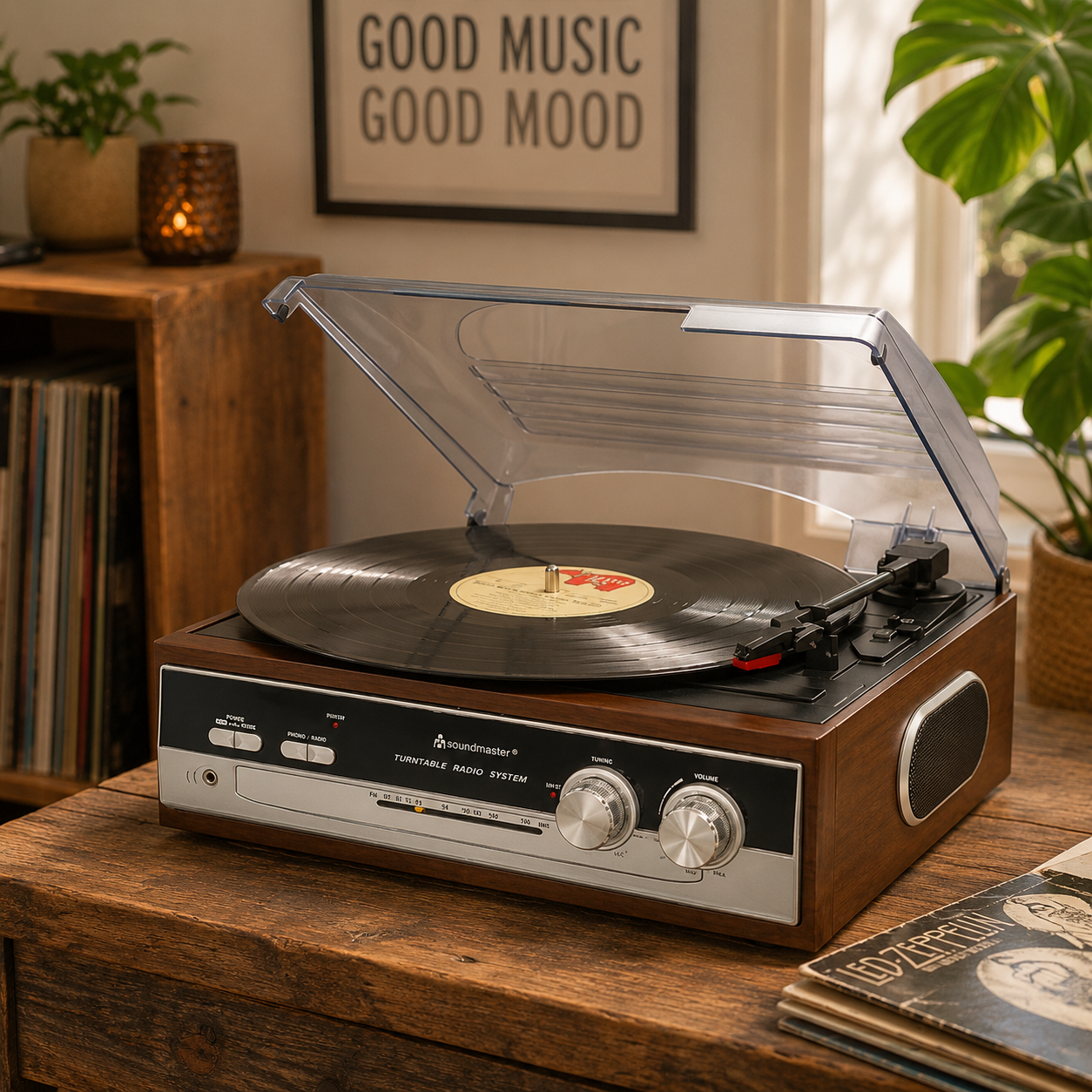 Plattenspieler mit UKW Stereoradio