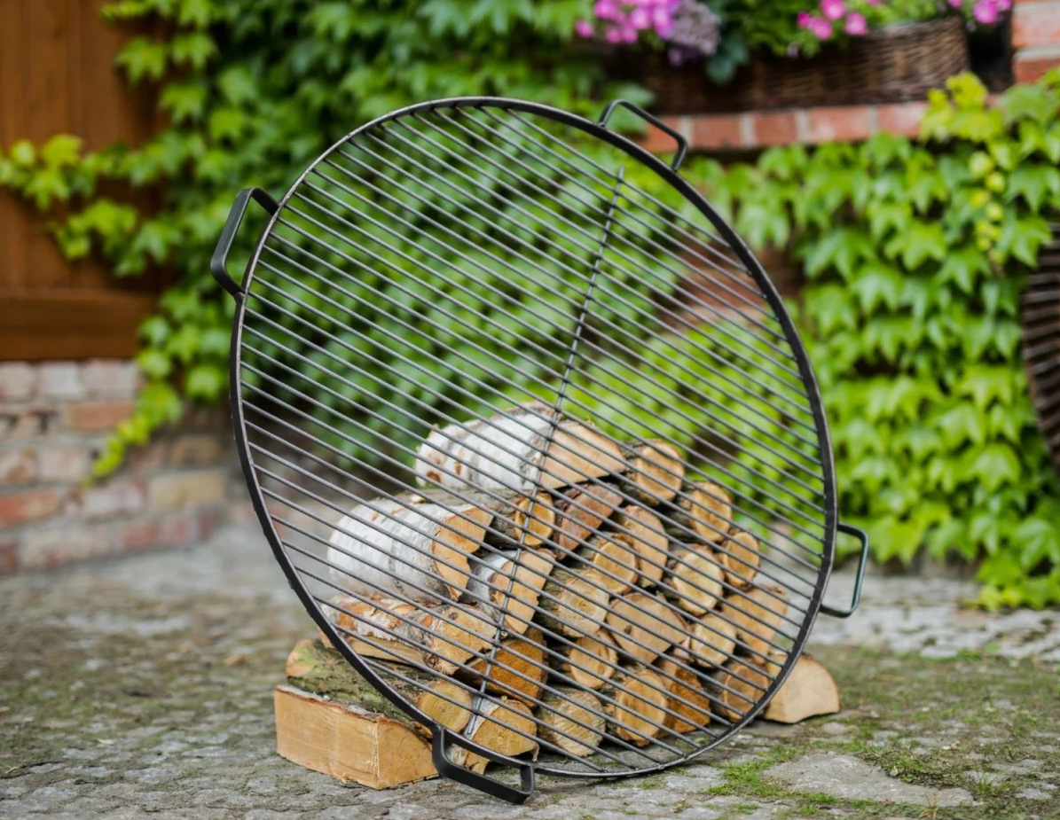bene on fire Grillrost mit 4 Griffen für Feuerschale rund - Ø 60 cm