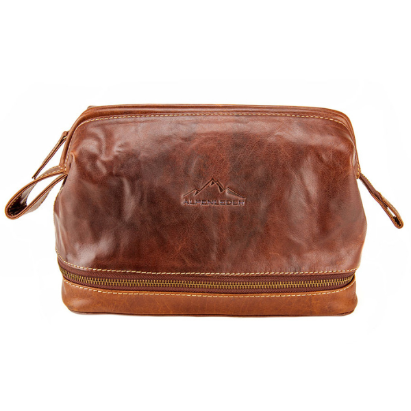 Kulturbeutel Lago di Como (cognac)