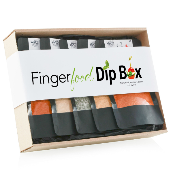 Geschenk-Set Fingerfood-Dipbox