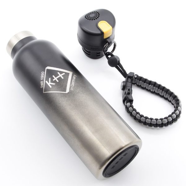 Trinkflasche mit SOS-Alarm