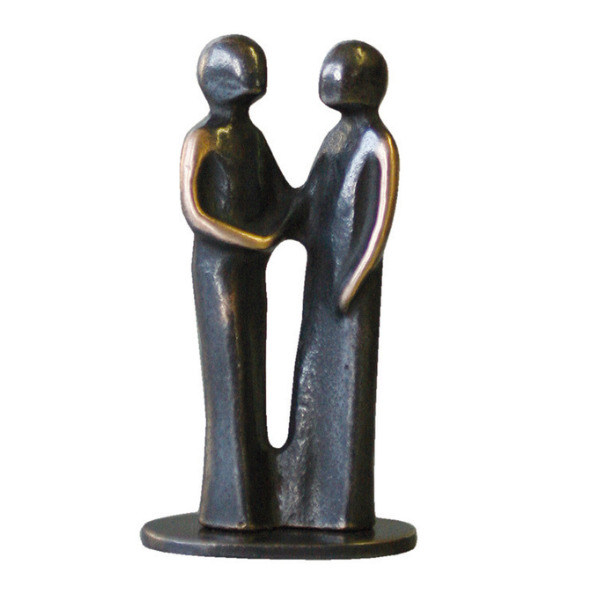Bronzefigur "Danke"