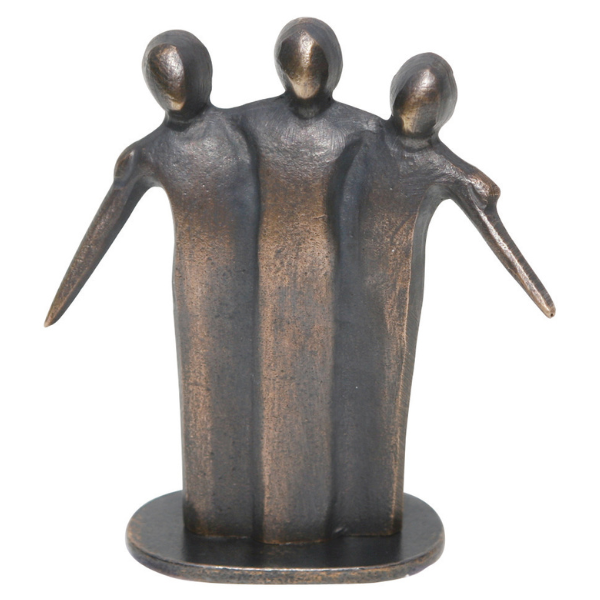 Bronzefigur "Zusammenhalt"
