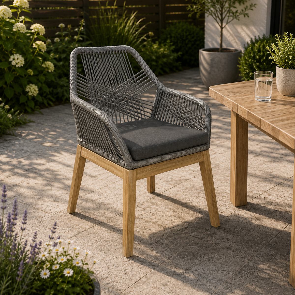Stuhl POMONA grau - 4er Set