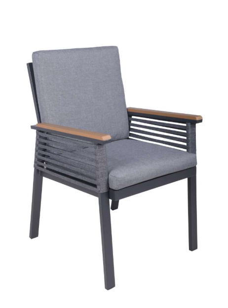 Stuhl DENIA grau (2er Set)