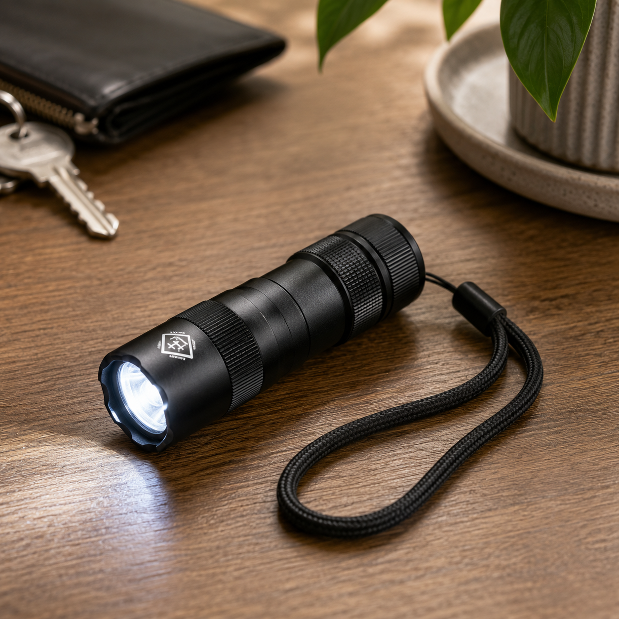 Taschenlampe mit Alarm
