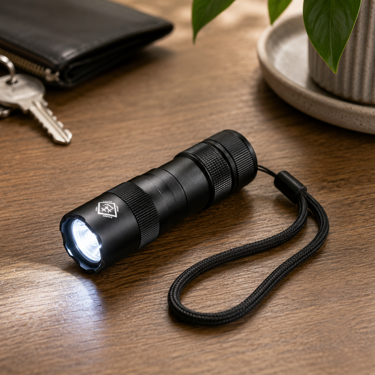 Taschenlampe mit Alarm