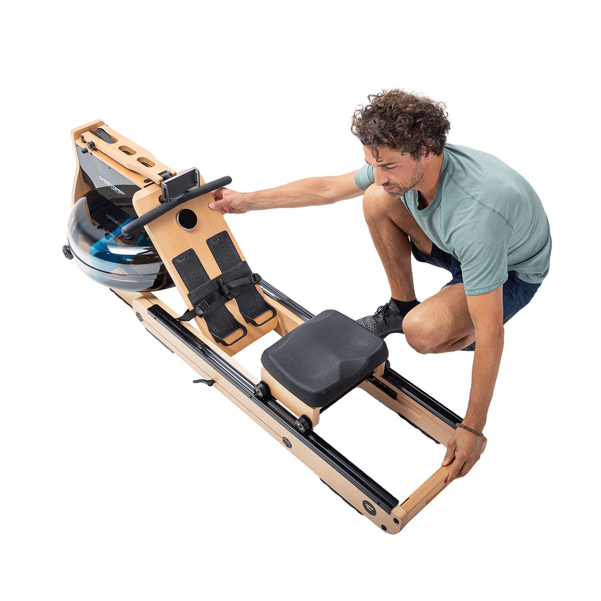 Wasserrudergerät aus Holz