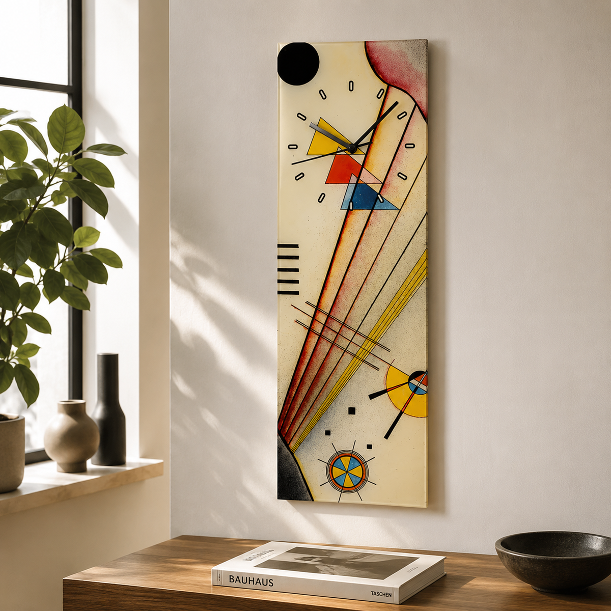 Wassily Kandinsky: Wanduhr "Deutliche Verbindung"
