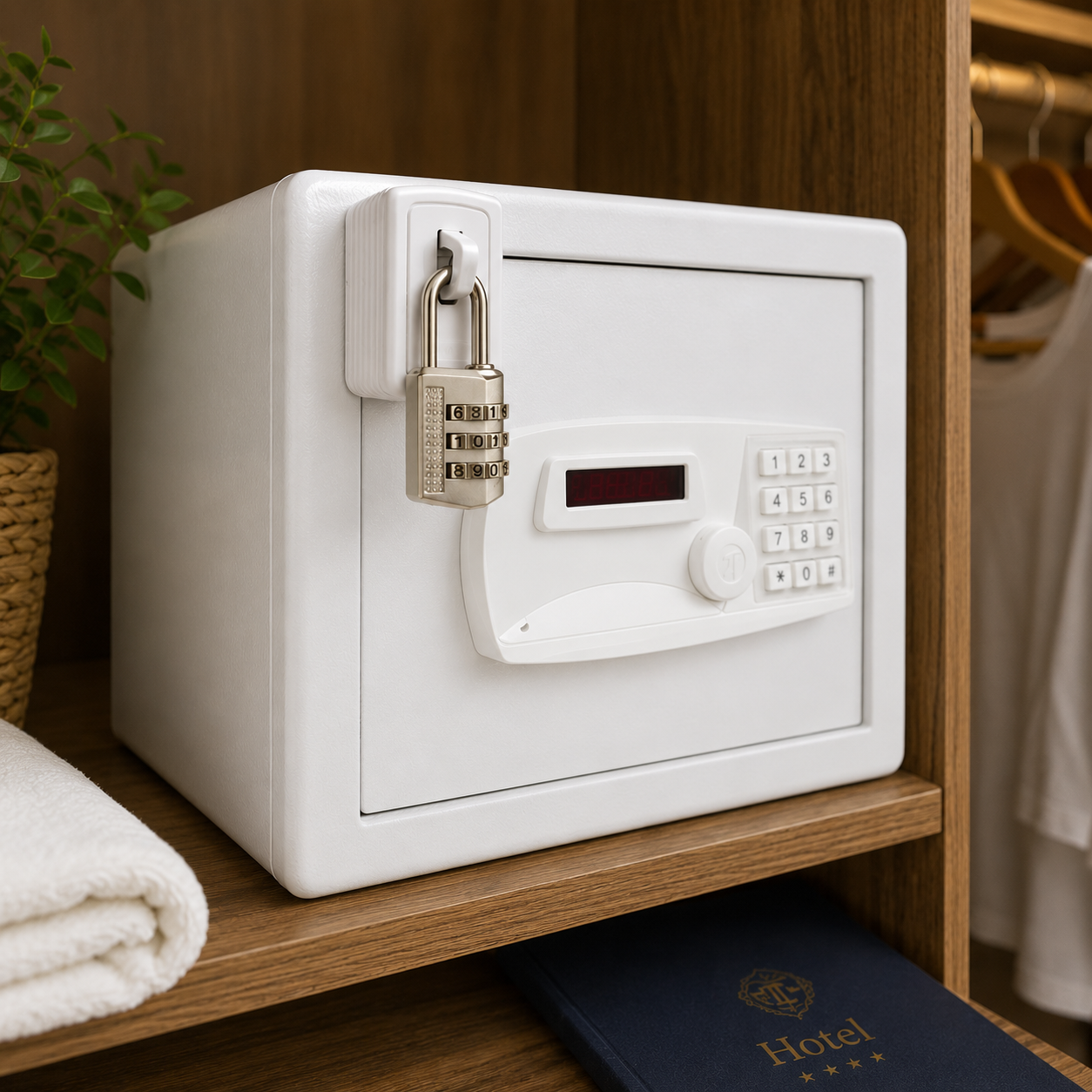 Zusatzschloss für den Hotel-Safe